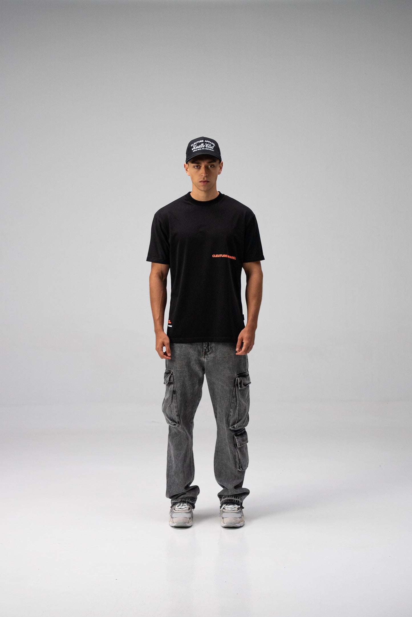 ALL HUSTLE, NO LUCK T-SHIRT