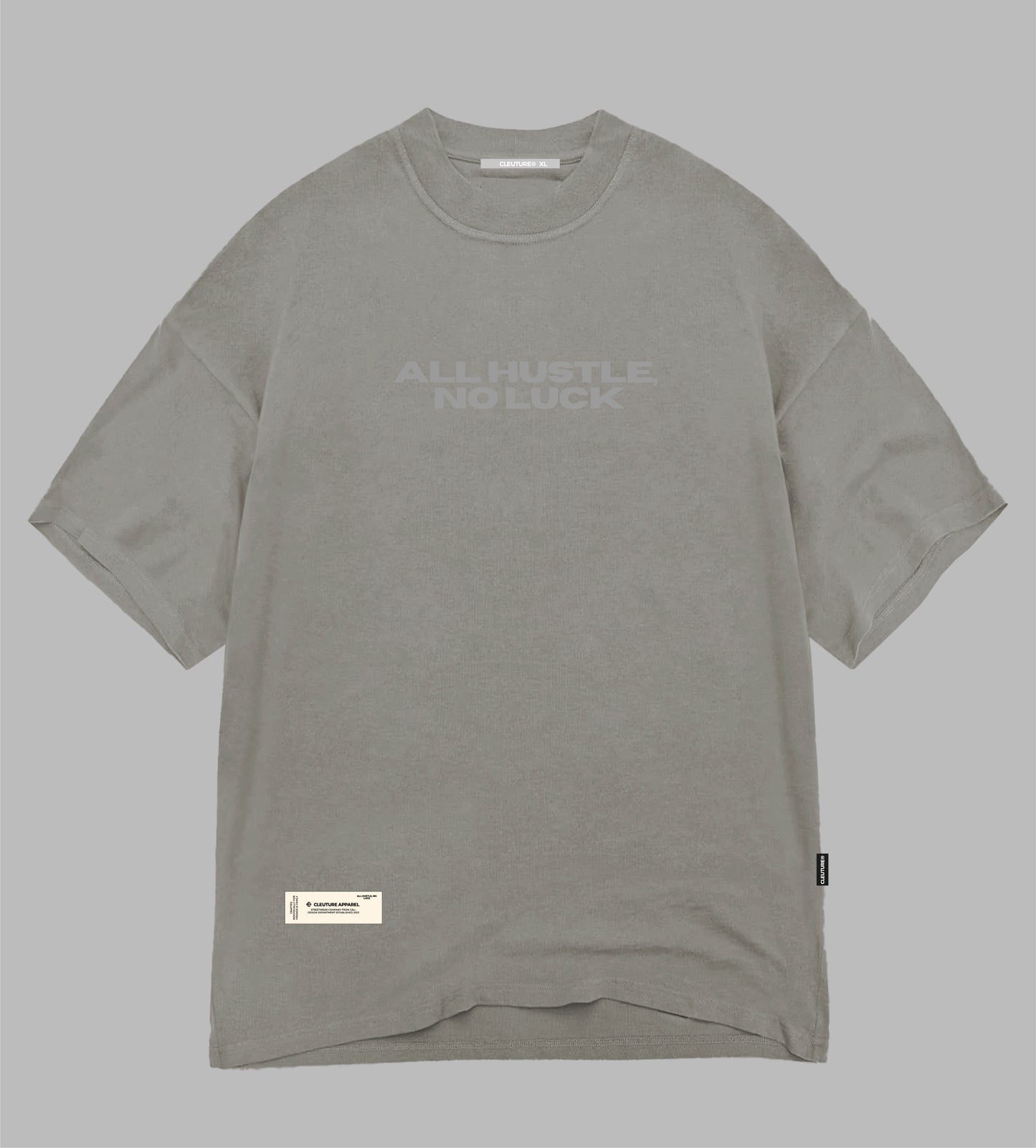 CAMISETA HUSTLE GRIS