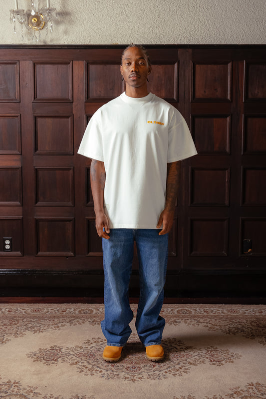 CAMISETA ESCUDO CLTRE BLANCA